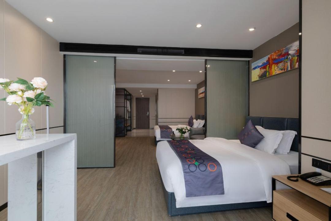 Yimi Mix International Apartment Гуанджоу Екстериор снимка